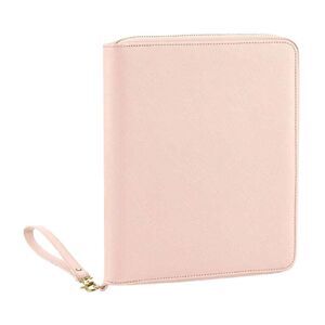 BagBase Faux Leather Boutique Travel/Tech Organizer / Soft Pink